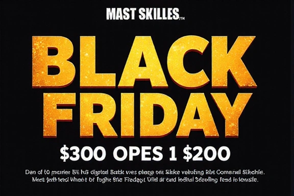 Ancienne promotion du Black Friday